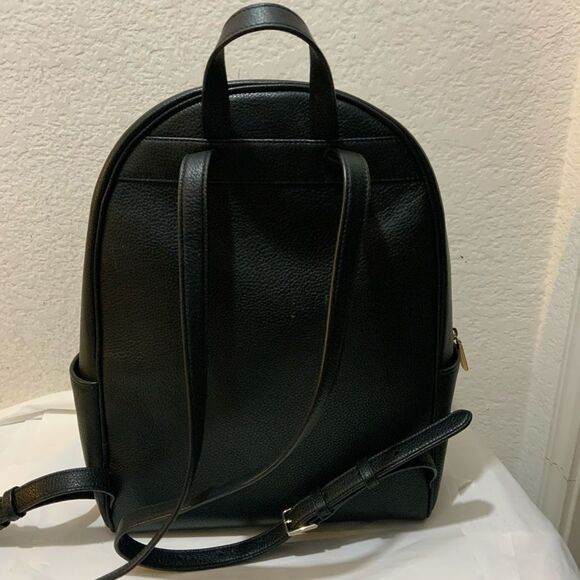 Kate Spade Leila Dome Backpack Black Pebbled Leather K8155 NWOT $399 Retail - Picture 9 of 9